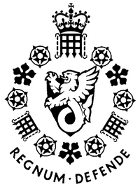MI5 Logo. Motto translates as "Defend the Realm"—a reflection of the David Maxwell-Fyfe's directive for the Service to Defend the Realm