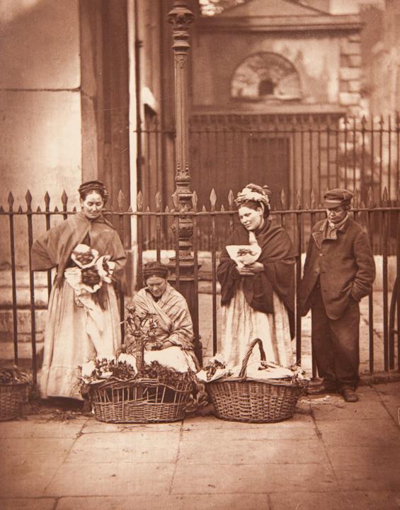 This photograph of Covent Garden flower women looks like a still from the film &#39;My Fair Lady&#39; in which Audrey Hepburn plays an impoverished flower seller. (SWNS)